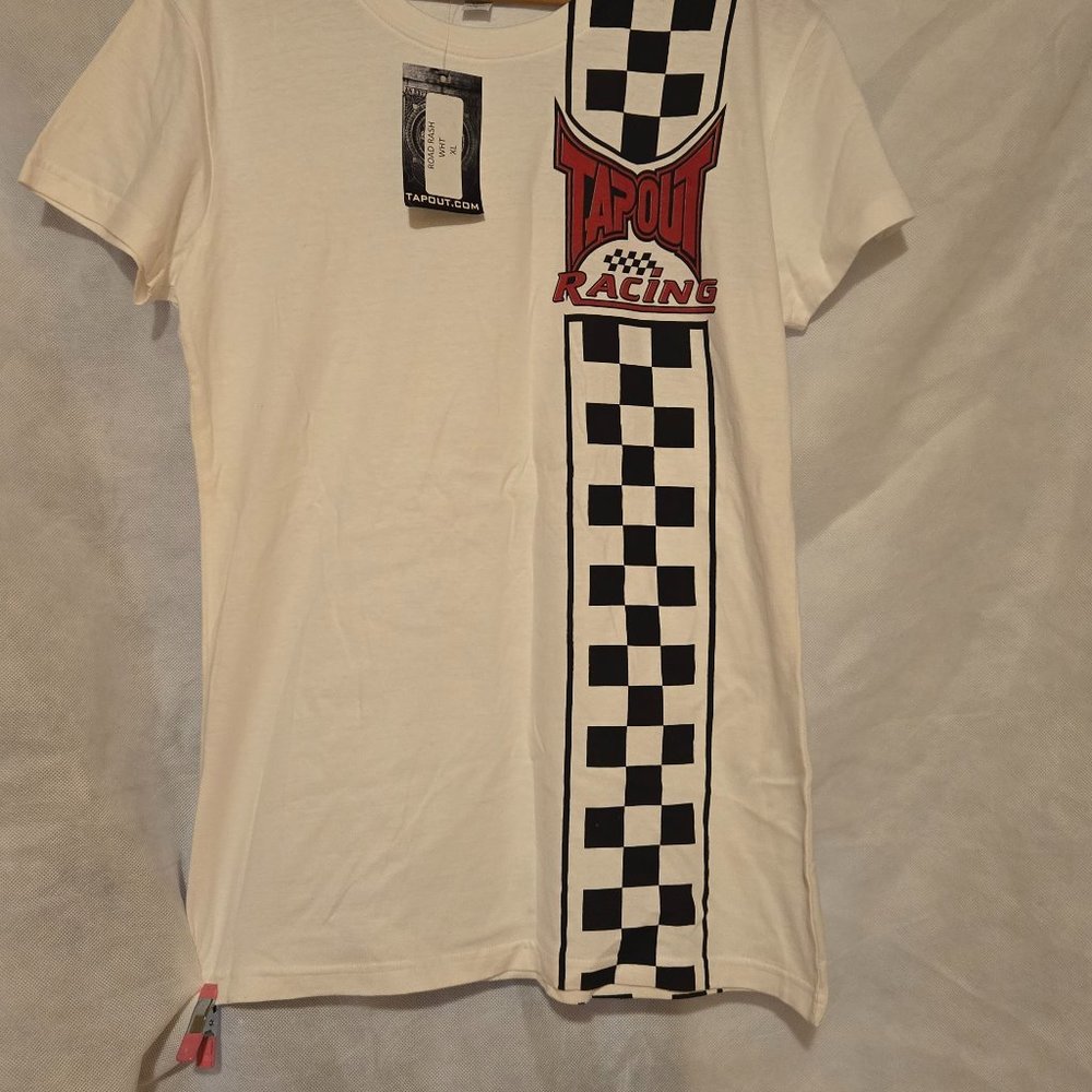 NWT Women's/Girls "TapOut" Racing T-Shirt - XL but is Small!